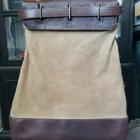 HERITAGE WAXED CANVAS STEAMER BACKPACK - Picture 8 of 9